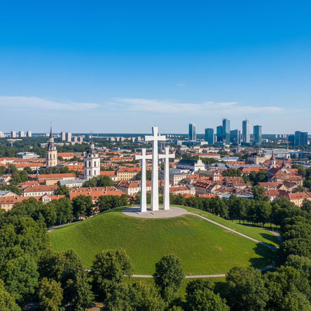 Trijų Kryžių kalnas: istorija ir įspūdinga Vilniaus panorama